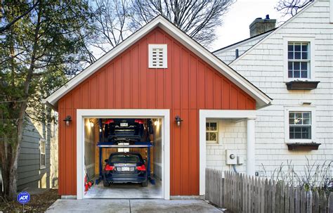 The city lot wasn’t large enough for a two-car garage, so architect ...