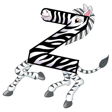 Zig Zag Zebra Clipart