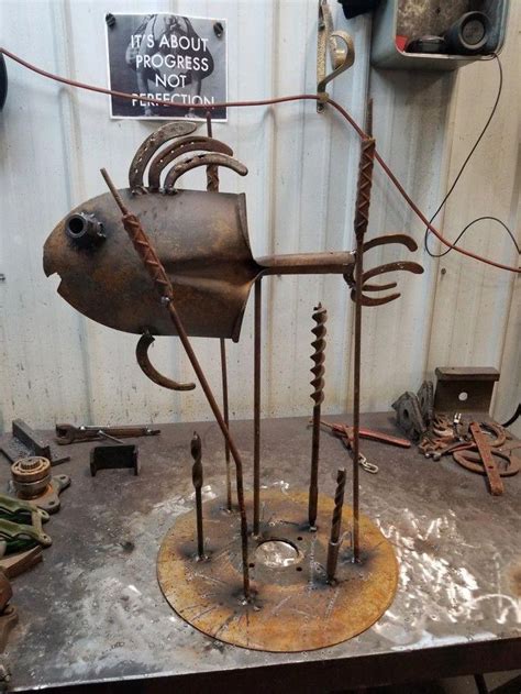 stick welding art #Weldingart | Metal yard art, Scrap metal art, Welding art