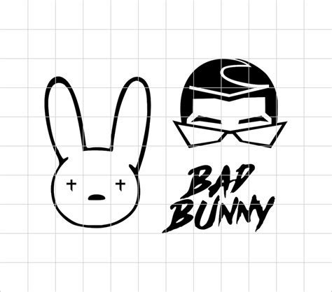 Bad Bunny Svg Bad Bunny Logo Bad Bunny Face svg. Descarga - Etsy España