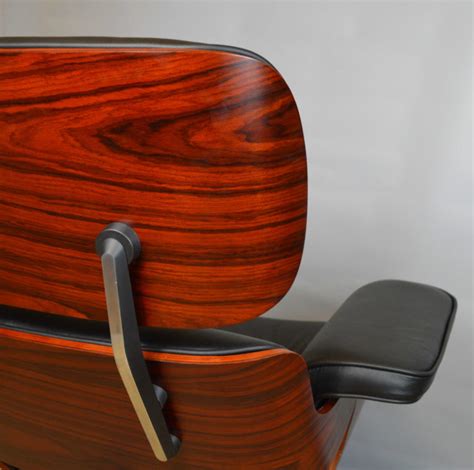 Eames Lounge Chair Dark Rosewood Black Leather - Charles Eames