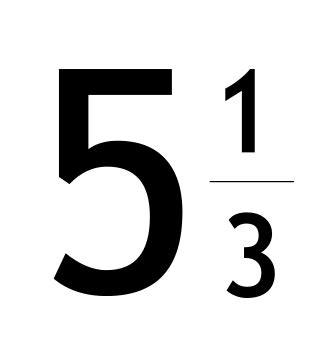 Mixed numbers (fractions) with big ''integer part'' size - TeX - LaTeX ...