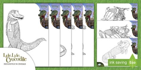 FREE! - Lyle Lyle Crocodile Colouring Pages | Sony Pictures | Twinkl