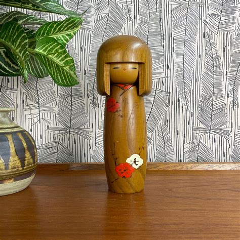 Japanese Kokeshi Doll - B1a – Mustard Vintage