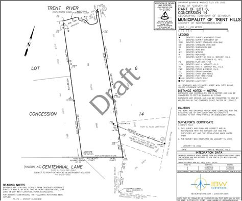 Plan of Survey - IBW Surveyors