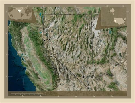 Nevada, United States of America. High-res Satellite. Major Citi Stock ...