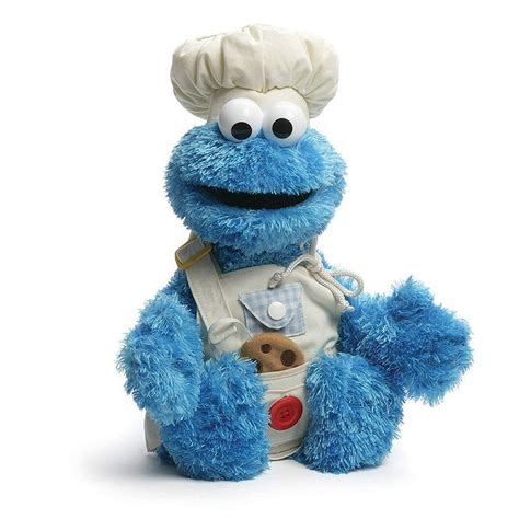 Teach me Cookie Monster 17", Sesame Street Cookie Monster Teach Me Chef ...