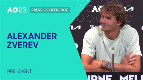 Alexander Zverev Press Conference | Australian Open 2023 Pre-Event ...