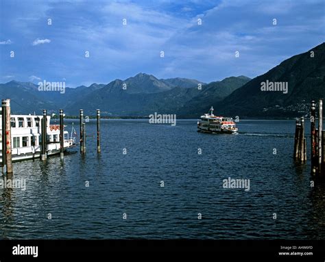 Lake Maggiore at Locarno Stock Photo - Alamy