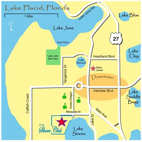 Lake Placid Topographic Map, Fl - Usgs Topo Quad 27081C3 - Lake Placid ...