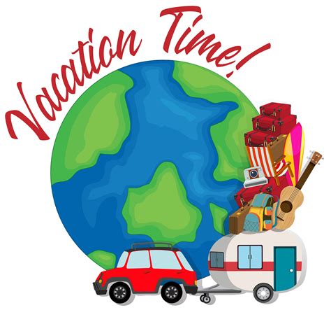 A vacation time logo 413071 Vector Art at Vecteezy