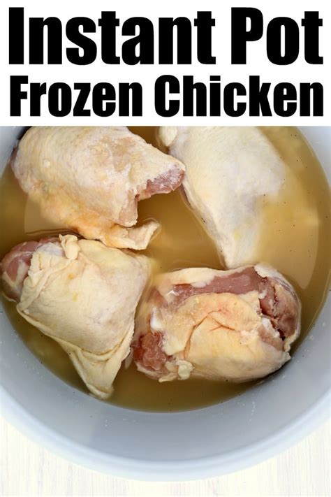 Instant Pot Frozen Chicken - Ninja Foodi Frozen Chicken Breast