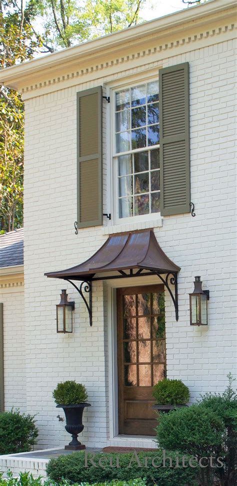 Front Door Wood Awnings For Home With ... | Awning over door, Front door canopy, Front door awning