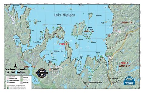 Nipigon Area Series Maps - Northwest Ontario Out Doors