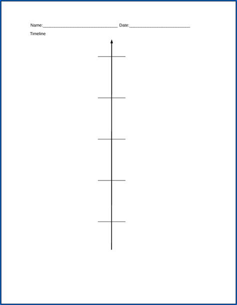 Sample of Vertical Timeline Template | Templateral