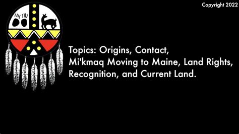 Mi'kmaq Nation: History of Tribe in Maine 2022 - YouTube