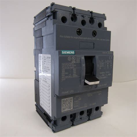 Siemens 3VA5140-4ED31-0AA0 Circuit Breaker 3 Pole, 480V, 40A