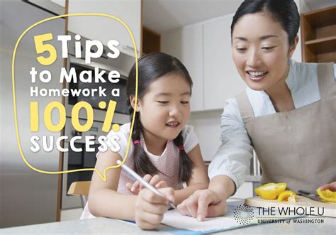 5 Tips to Make Homework a 100% Success | The Whole U