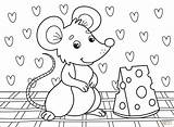Printable Mouse Coloring Pages sketch template