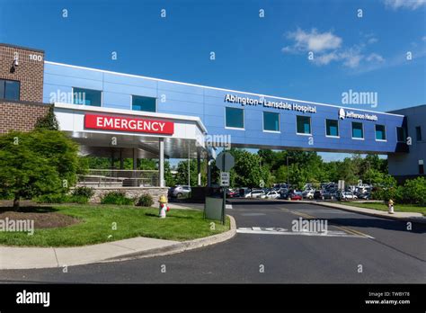 Lansdale, PA - May 21, 2019: Abington - Lansdale Hospital is a 140-bed, acute care general ...