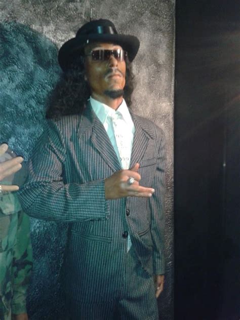 #Snoop #Dogg standing #cool with a fashionable black hat wax statue. | Wax statue, Dogg, Fashion