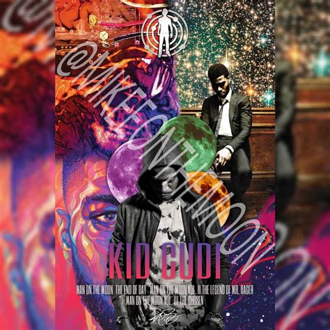 Kid Cudi Man on the Moon Trilogy Poster - Etsy