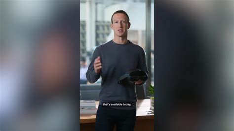 Mark Zuckerberg reveals new Meta Quest Pro VR headset