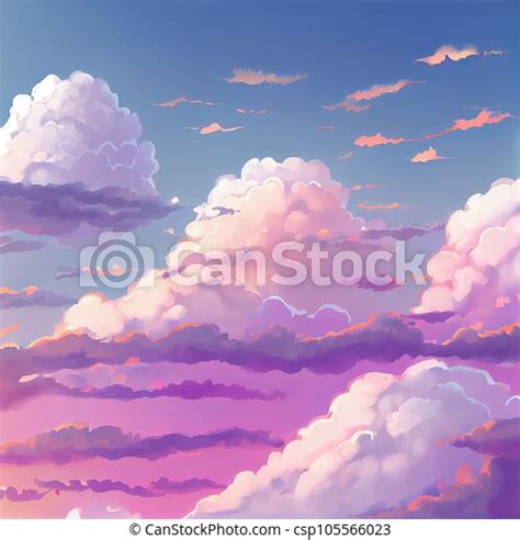 Anime, manga cloud painting. 4k sky wallpaper, moody, colorful ...