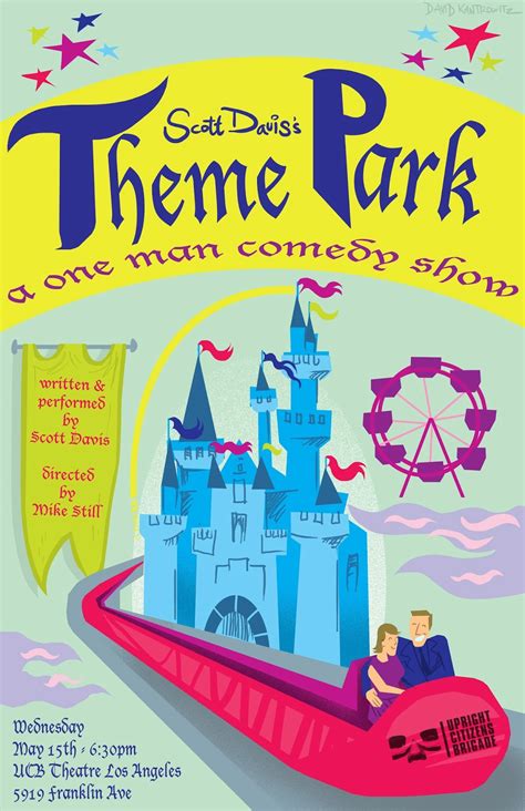 David Kantrowitz - Art Blog: "Scott Davis's Theme Park" Poster