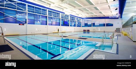 Swimming pool in the Central Leisure Centre, Rochdale, Greater Manchester, UK Stock Photo - Alamy