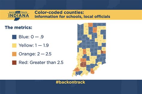 Indiana To Create Color-Coded COVID-19 Map To Help Guide School Decisions