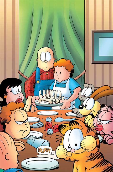 I Love Thanksgiving | Garfield cartoon, Garfield, Comics