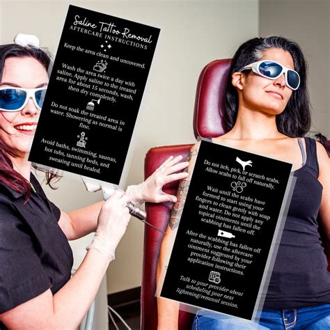 Laser Tattoo Removal Aftercare Instruction Cards Digital | Etsy