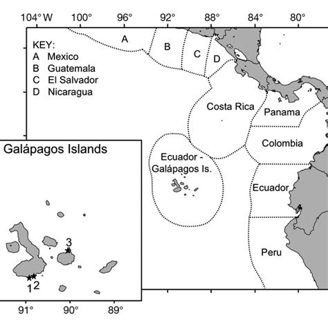 Economic Exclusive Zones (EEZs) in the Eastern Tropical Pacific with ...