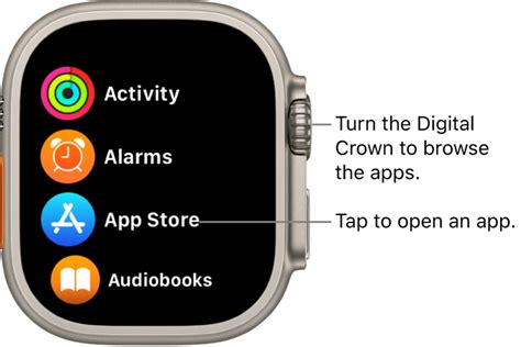 Open apps on Apple Watch Ultra - Apple Support