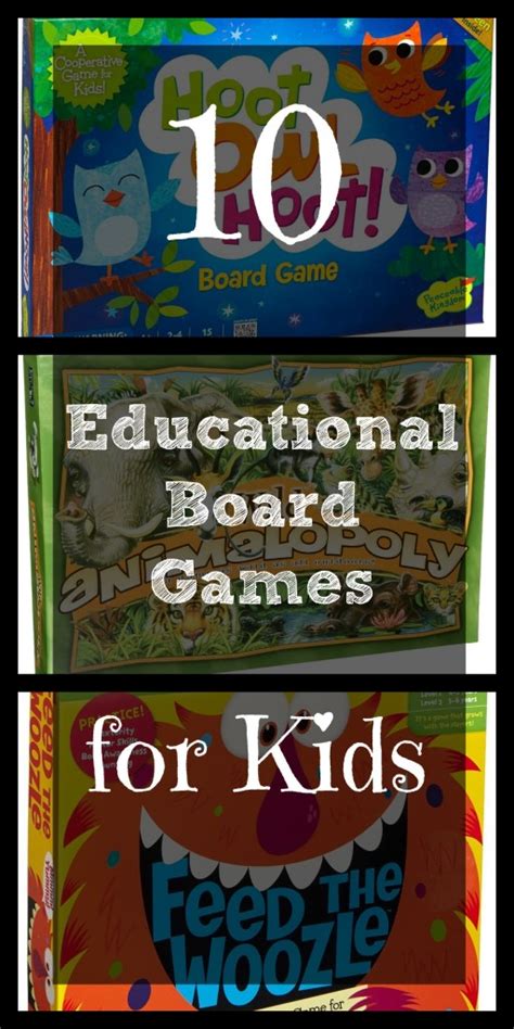 10 Educational Board Games for Kids - TGIF - This Grandma is Fun