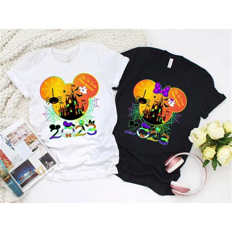 Mickey not so-scary halloween party 2023 Disney halloween family shirts - Giftcustom