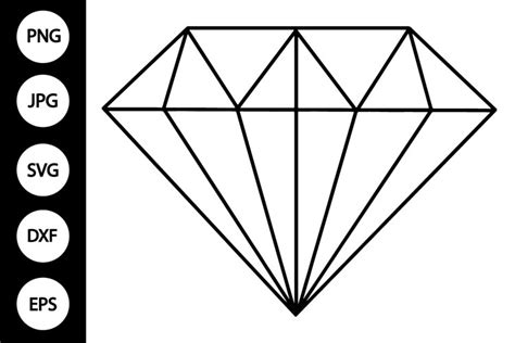 Outline Diamond SVG