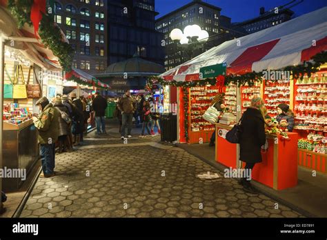 Union Square Christmas Market Stock Photo - Alamy