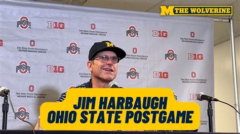 Jim Harbaugh Postgame Press Conference: Ohio State | 'So Proud Of Them ...