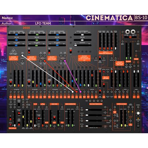 Behringer 2600 - "Cinematica" 35 Patches - Inspire Uplift