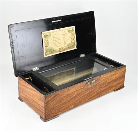 Bid Now: Antique music box, 1870 - April 5, 0123 10:00 AM CEST