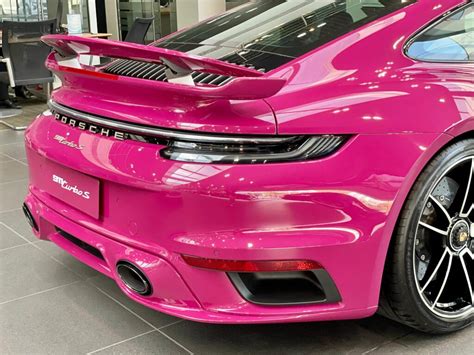 2022 Porsche 911 Turbo S In Ruby Star Proves Pink Can Be Cool | Carscoops