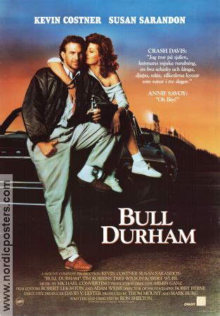 BULL DURHAM Movie poster 1988 original NordicPosters