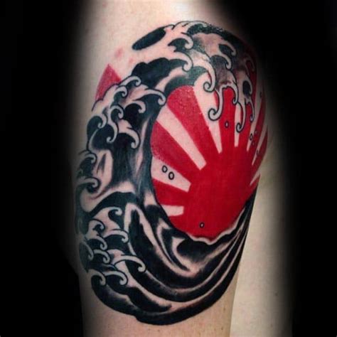 60 Rising Sun Tattoo Designs For Men - Japanese Ink Ideas