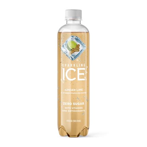 Sparkling Ice® Naturally Flavored Sparkling Water, Ginger Lime 17 Fl Oz - Walmart.com - Walmart.com