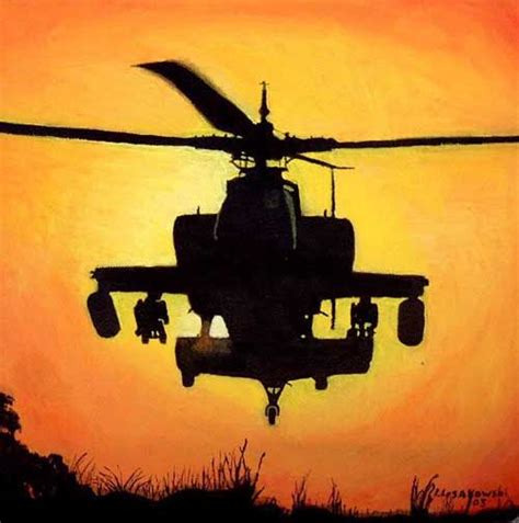 Apache Helicopters at War Painting | Apache, Helicopter, Painting