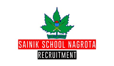 Sainik School Nagrota Recruitment 2019-Apply Online Job Vacancies May 2019