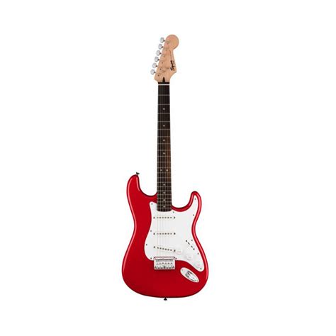 Squier Stratocaster Hardtail Electric Guitar, Laurel FB, Red - Toko ...