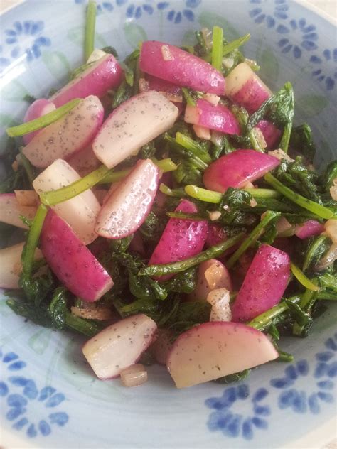 Stir-fried Radishes with Radish Greens - Provincial Paleo | Radish greens, Gluten free recipes ...